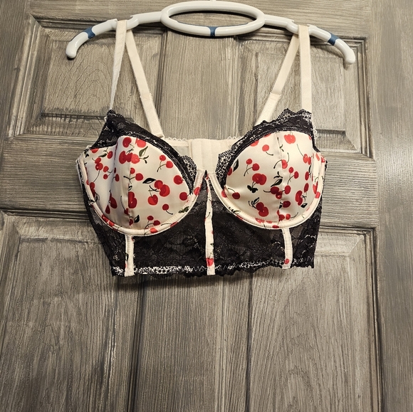 Adore Me Size 36D Cherry Corset - Picture 1 of 3